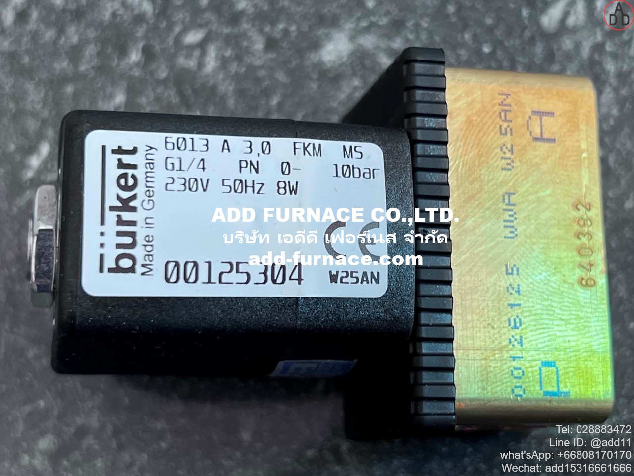Burkert 6013 A 3,0 FKM MS (1)